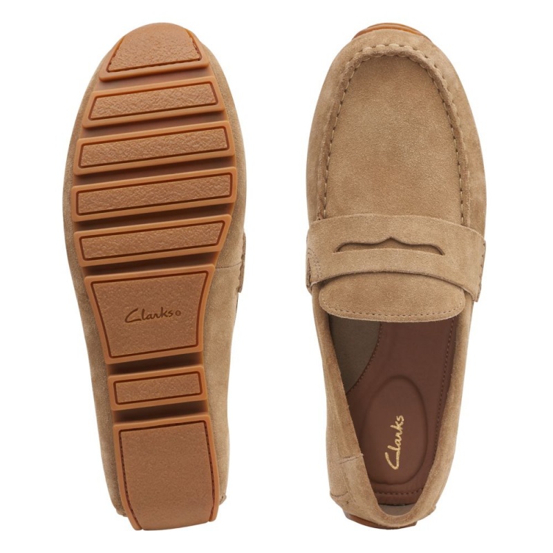 Clarks Oswick Bar παπουτσια ιστιοπλοιας ανδρικα σκούρο καφε | GR648193