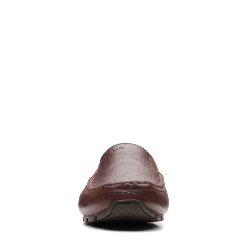 Clarks Oswick Plain παπουτσια ιστιοπλοιας ανδρικα σκούρο καφε | GR218465