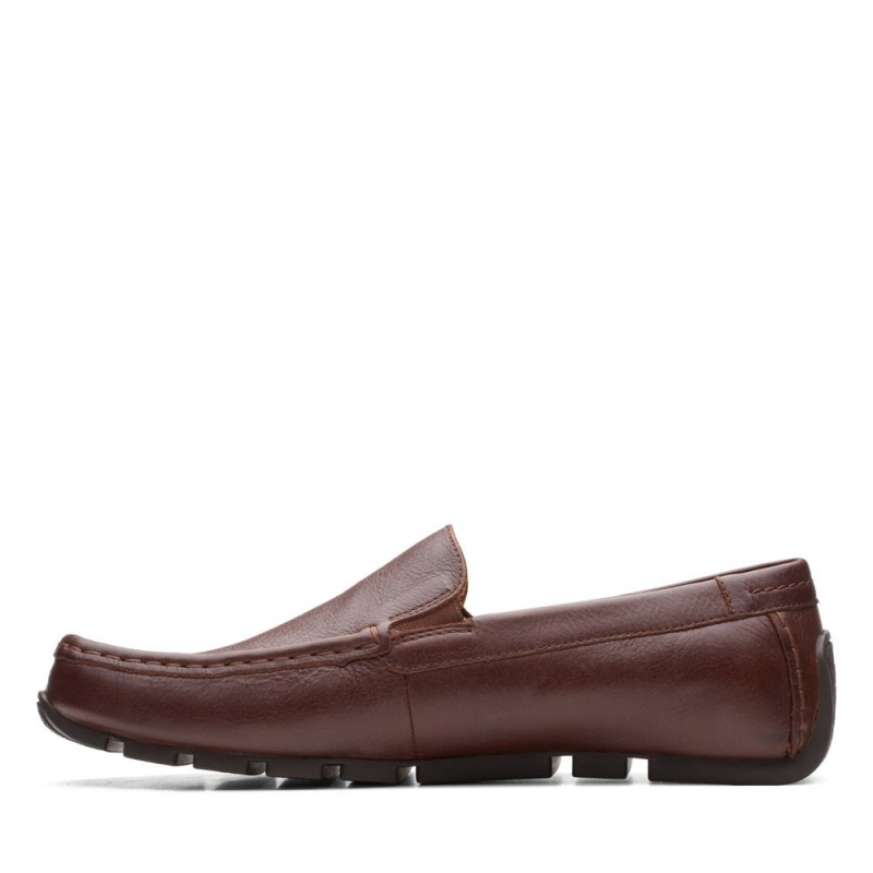 Clarks Oswick Plain παπουτσια ιστιοπλοιας ανδρικα σκούρο καφε | GR218465