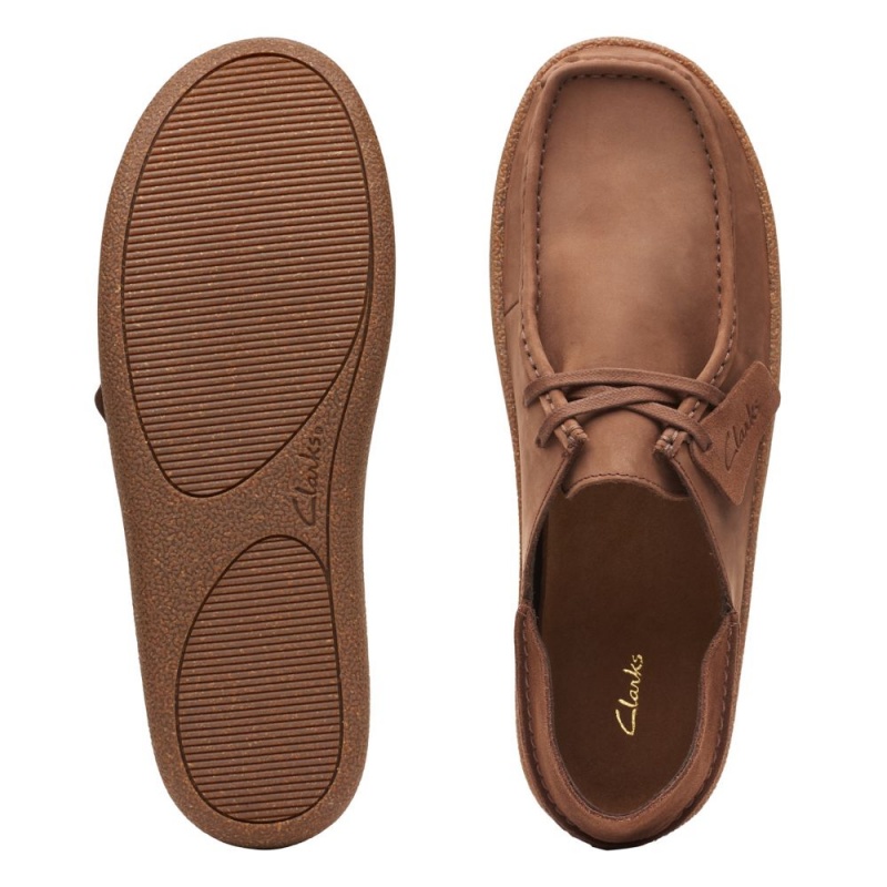 Clarks Pilton Wallabee Παπουτσια ανδρικα καφε | GR785326