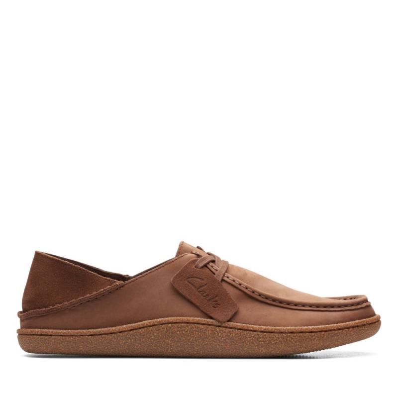 Clarks Pilton Wallabee Παπουτσια ανδρικα καφε | GR785326