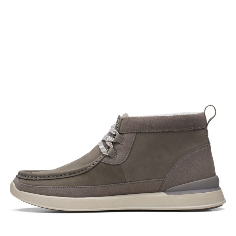 Clarks Race Lite Wally Μποτακια ανδρικα γκρι | GR238657