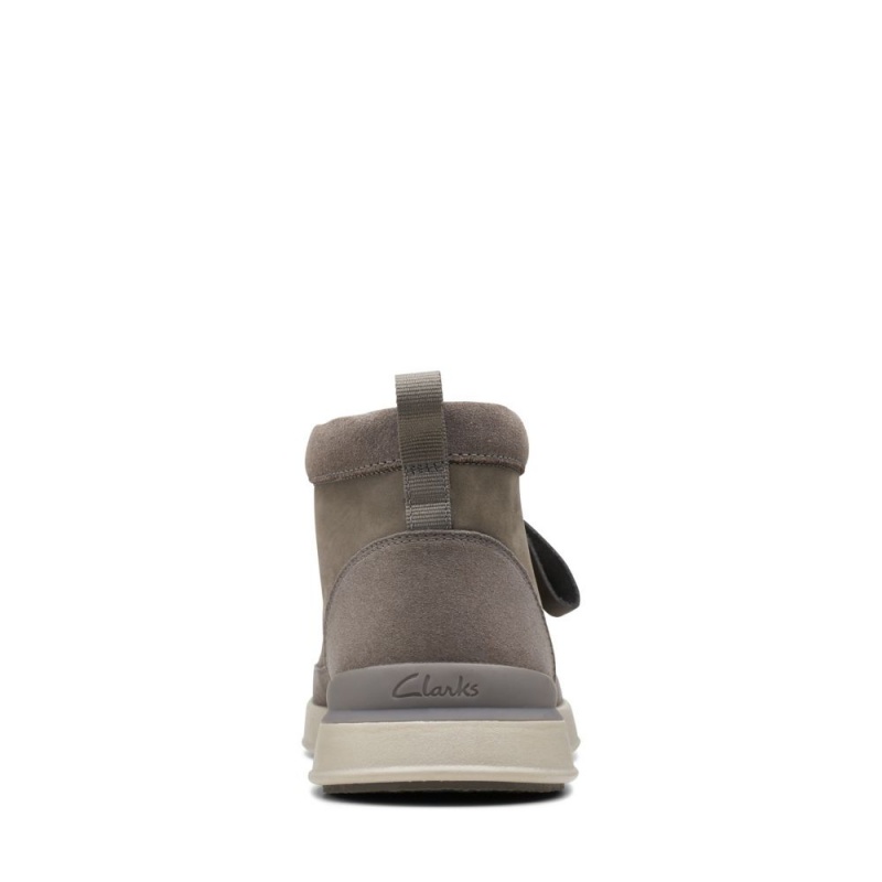 Clarks Race Lite Wally Μποτακια ανδρικα γκρι | GR238657