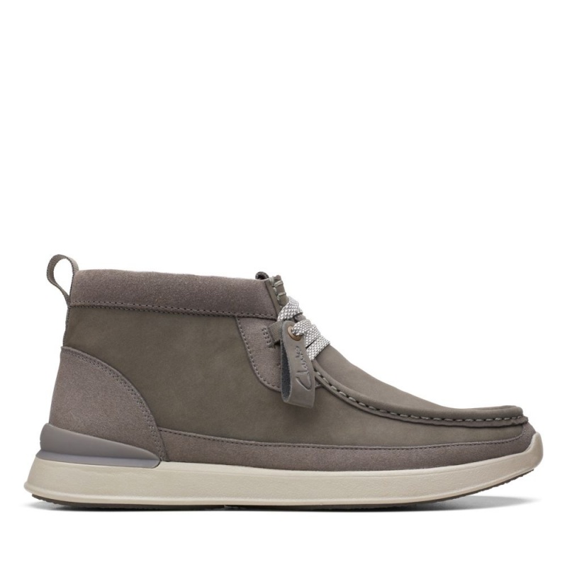 Clarks Race Lite Wally Μποτακια ανδρικα γκρι | GR238657