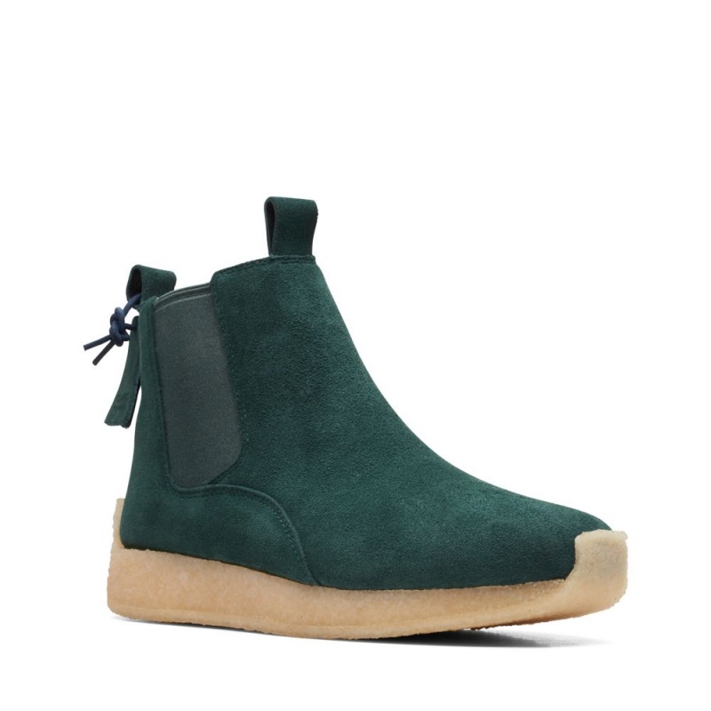 Clarks Radlett Αθλητικα Παπουτσια ανδρικα σκούρο πρασινο | GR198326