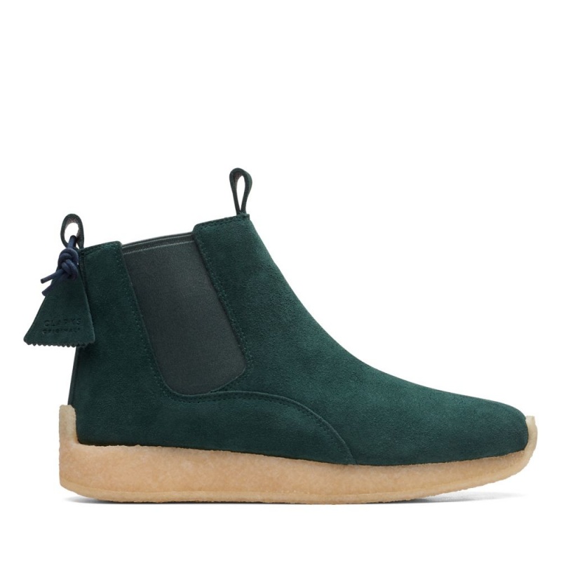 Clarks Radlett Αθλητικα Παπουτσια ανδρικα σκούρο πρασινο | GR198326