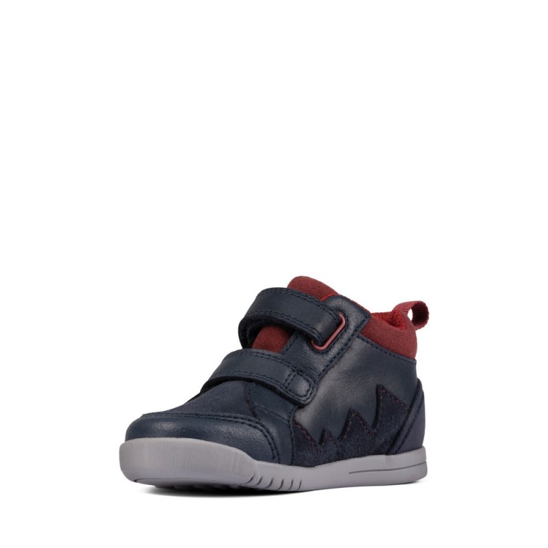 Clarks Rex Park Toddler Μποτακια για κοριτσια σκουρο μπλε | GR056379