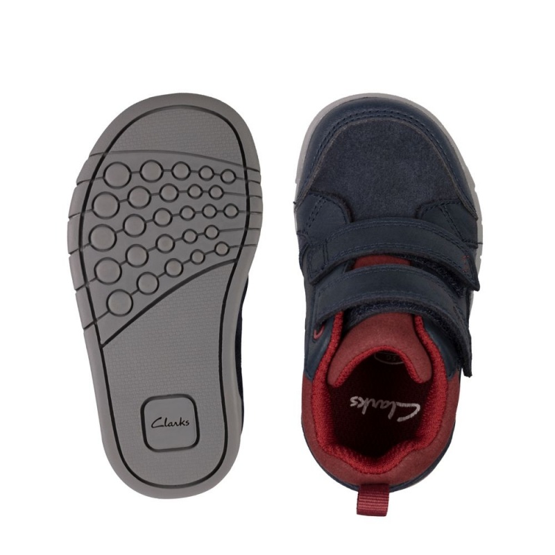 Clarks Rex Park Toddler Μποτακια για κοριτσια σκουρο μπλε | GR056379