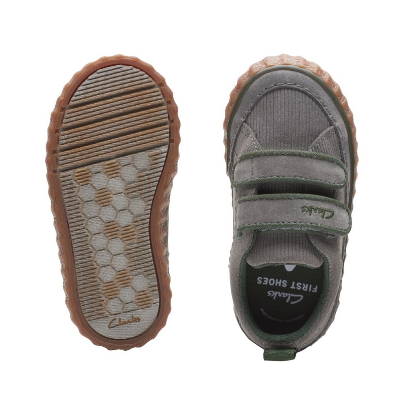 Clarks River Tor Toddler Παπουτσια για αγορια γκρι | GR359186