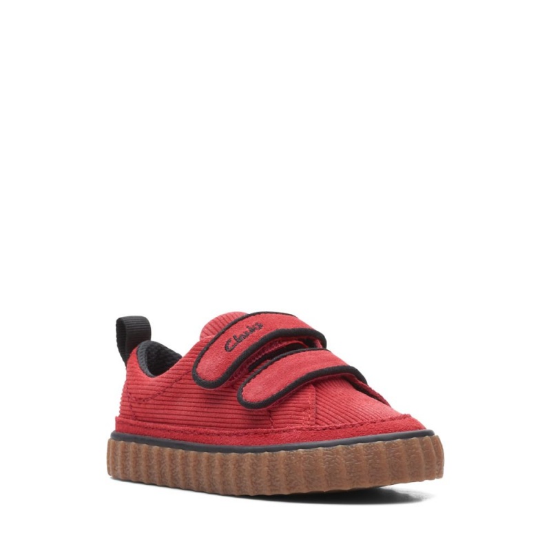 Clarks River Tor Toddler Παπουτσια για κοριτσια κοκκινα | GR832715