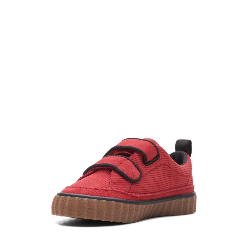 Clarks River Tor Toddler Παπουτσια για κοριτσια κοκκινα | GR832715