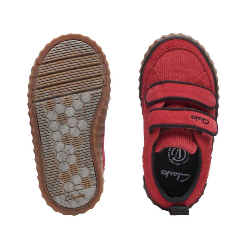 Clarks River Tor Toddler Παπουτσια για κοριτσια κοκκινα | GR832715