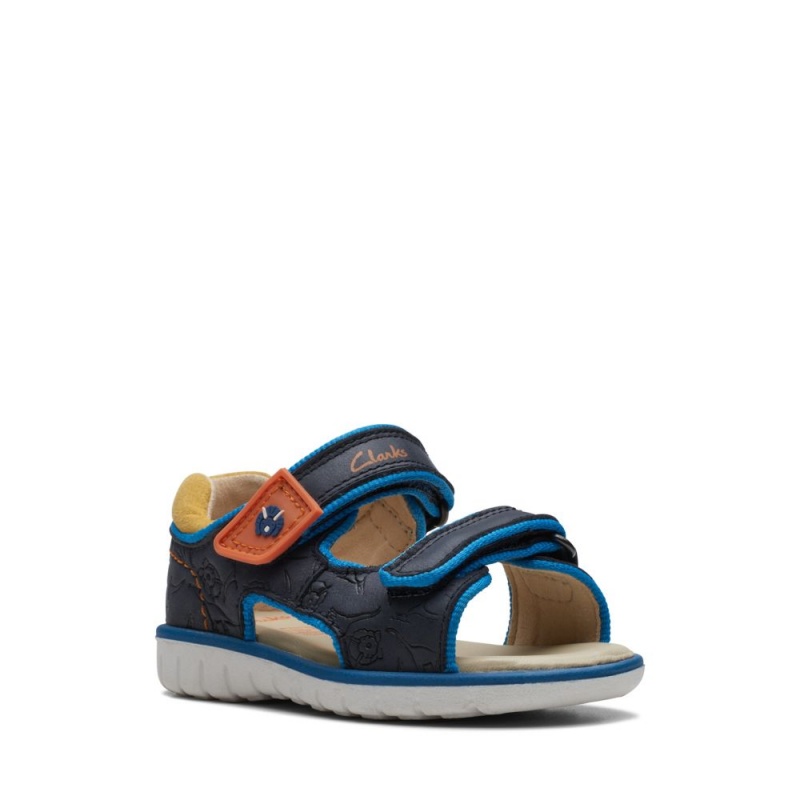 Clarks Roam Plane Toddler Σανδαλια για κοριτσια σκουρο μπλε | GR346279