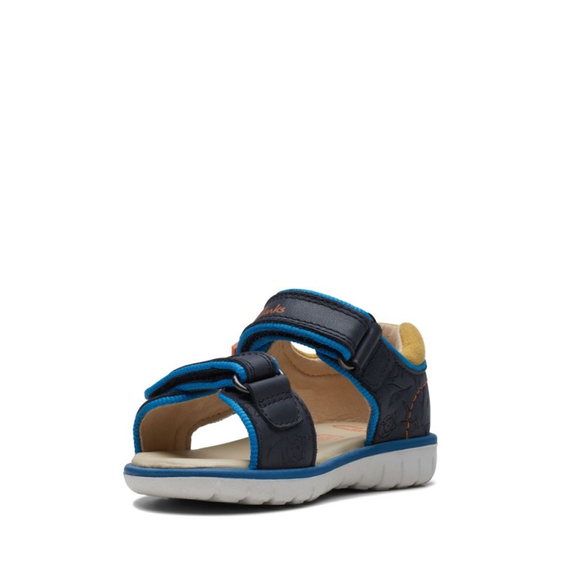 Clarks Roam Plane Toddler Σανδαλια για κοριτσια σκουρο μπλε | GR346279