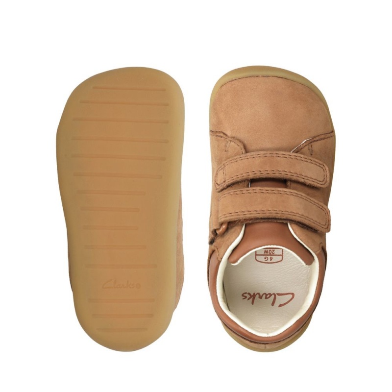 Clarks Roamer Craft Toddler καμβα παπουτσια για αγορια καφε | GR524079