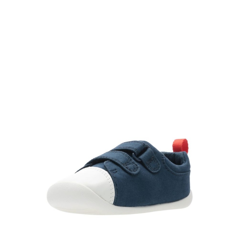 Clarks Roamer Craft Toddler καμβα παπουτσια για κοριτσια σκουρο μπλε | GR563014