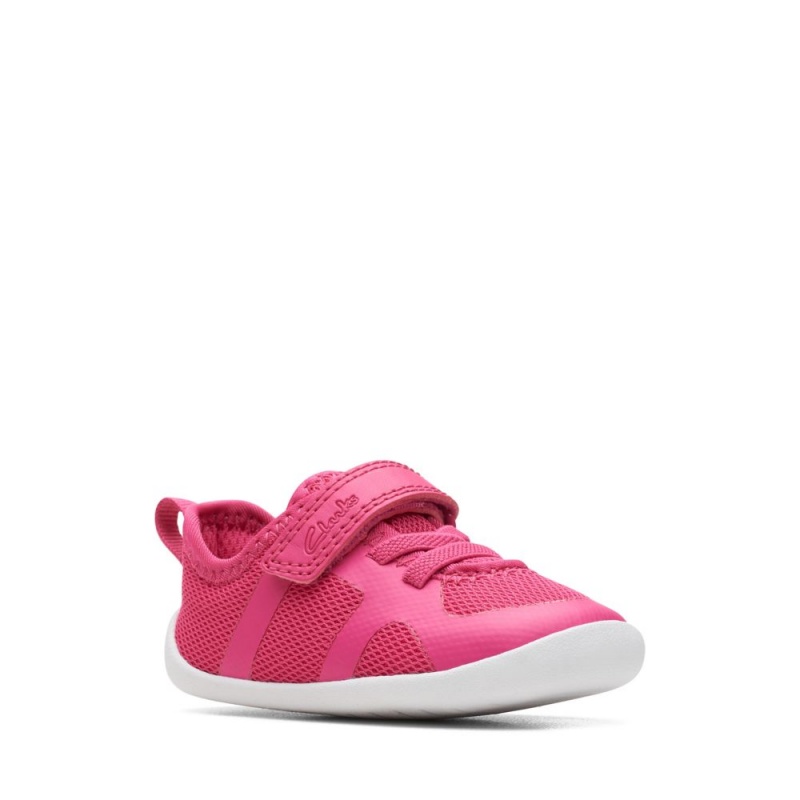 Clarks Roamer Flux Toddler Παπουτσια για κοριτσια ροζ | GR104367