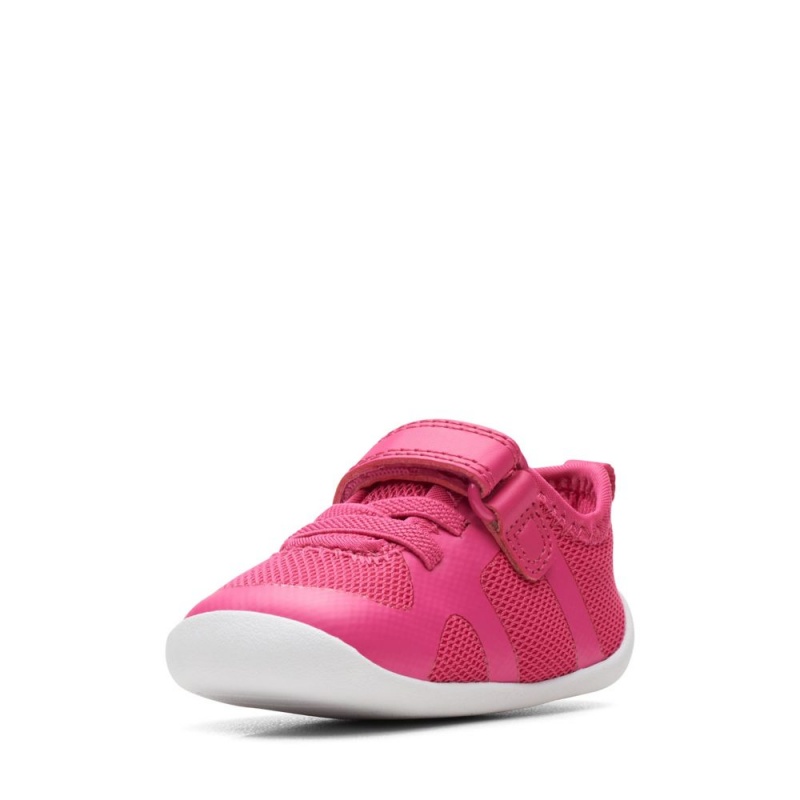 Clarks Roamer Flux Toddler Παπουτσια για κοριτσια ροζ | GR104367