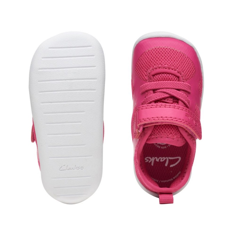 Clarks Roamer Flux Toddler Παπουτσια για κοριτσια ροζ | GR104367