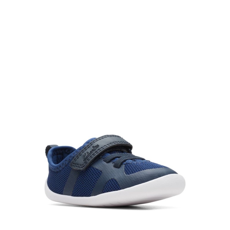 Clarks Roamer Flux Toddler Παπουτσια για αγορια σκουρο μπλε | GR354092