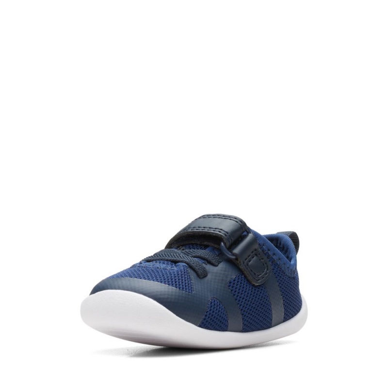 Clarks Roamer Flux Toddler Παπουτσια για αγορια σκουρο μπλε | GR354092