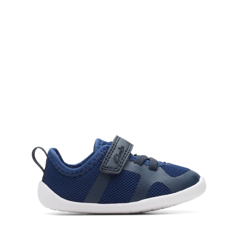 Clarks Roamer Flux Toddler Παπουτσια για αγορια σκουρο μπλε | GR354092