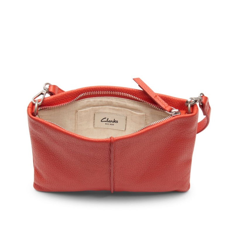 Clarks Roslyn Cross Τσάντες Cross Body γυναικεια κοκκινα | GR948603