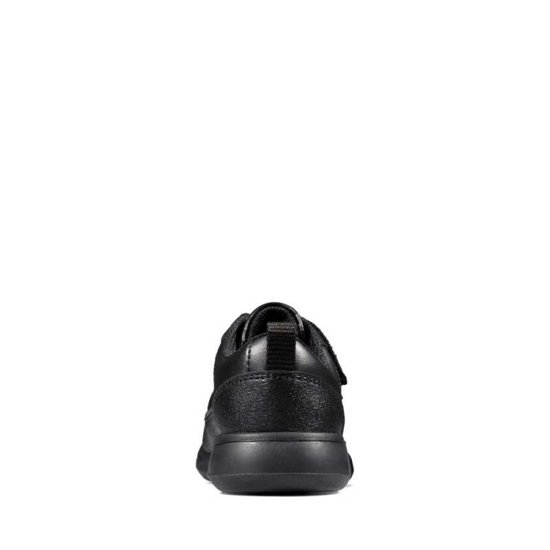 Clarks Scape Flare Toddler Παπουτσια για σχολειο για κοριτσια μαυρα | GR927365