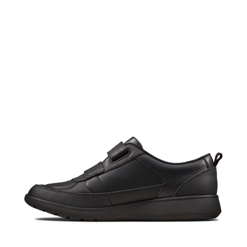 Clarks Scape Flare Youth Παπουτσια για σχολειο για κοριτσια μαυρα | GR235890