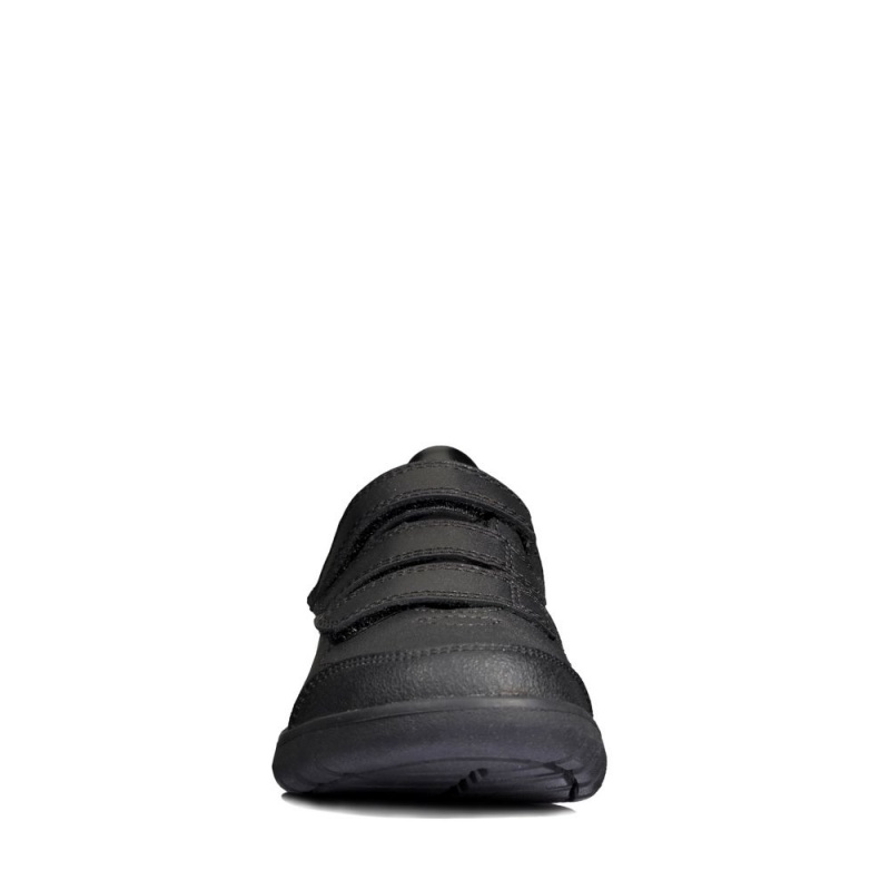 Clarks Scape Sky Youth Παπουτσια για σχολειο για αγορια μαυρα | GR128906