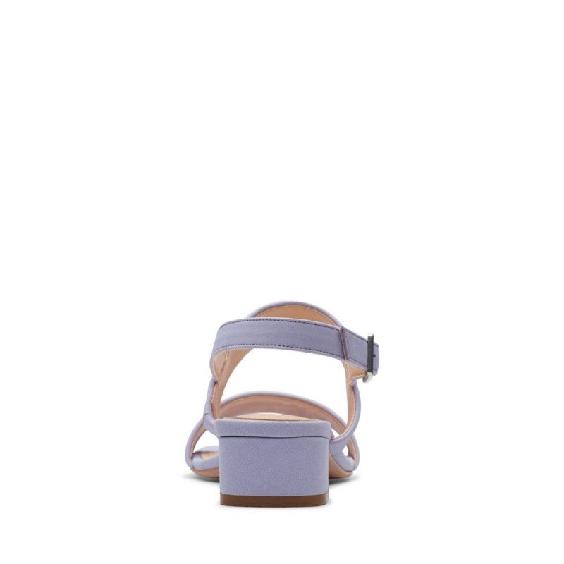 Clarks Seren25 Strap Ψηλοτακουνα Πεδιλα γυναικεια μωβ | GR971580