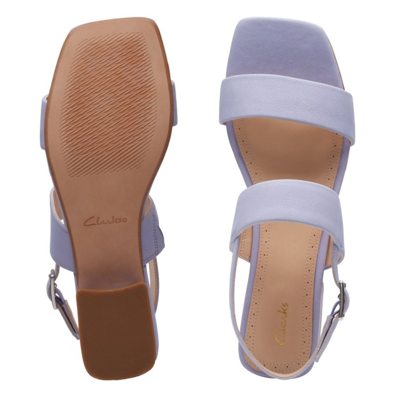 Clarks Seren25 Strap Ψηλοτακουνα Πεδιλα γυναικεια μωβ | GR971580