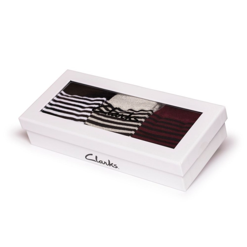 Clarks Stripe Socks 3 Pack καλτσεσ γυναικεια Πολύχρωμο | GR730541