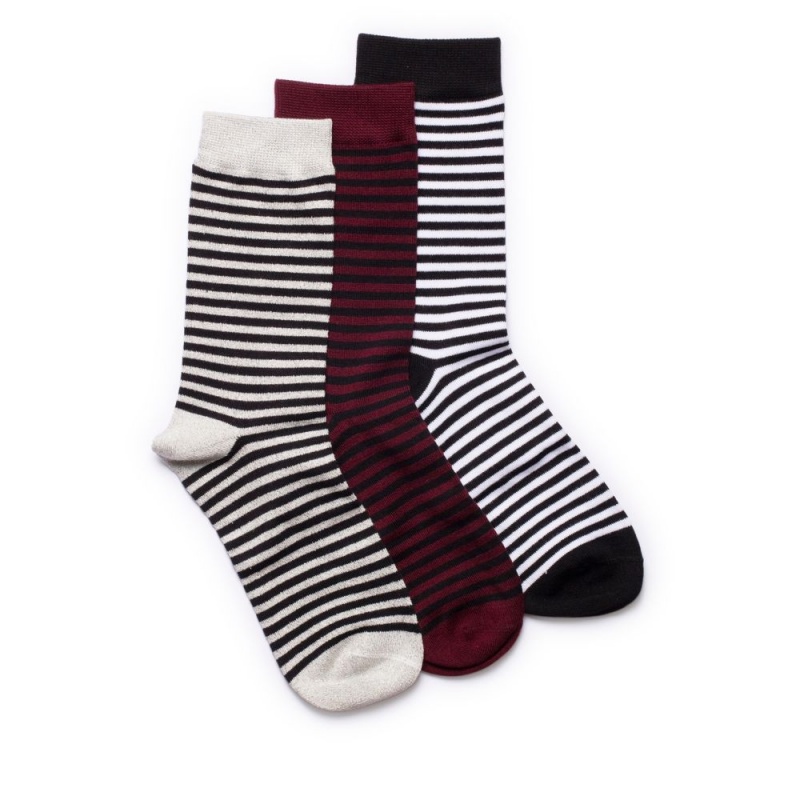 Clarks Stripe Socks 3 Pack καλτσεσ γυναικεια Πολύχρωμο | GR730541