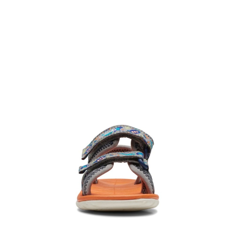 Clarks Surfing Tide Toddler Σανδαλια για κοριτσια γκρι | GR406328