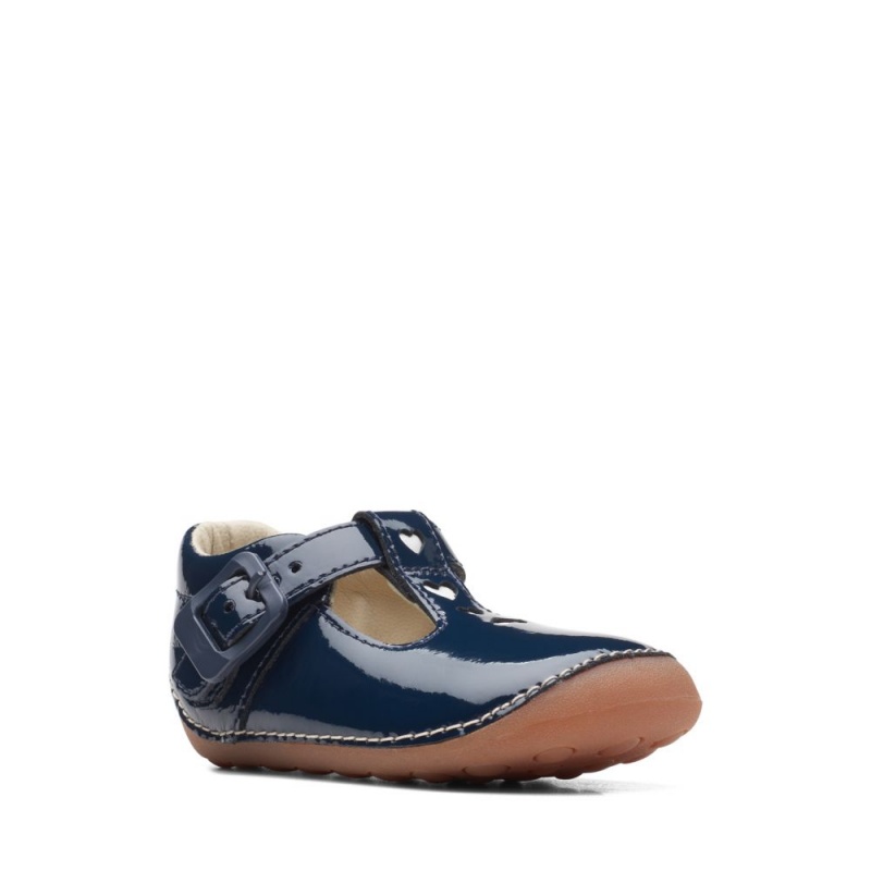 Clarks Tiny Beat Toddler Παπουτσια για κοριτσια σκουρο μπλε | GR581029