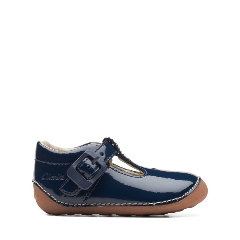 Clarks Tiny Beat Toddler Παπουτσια για κοριτσια σκουρο μπλε | GR581029