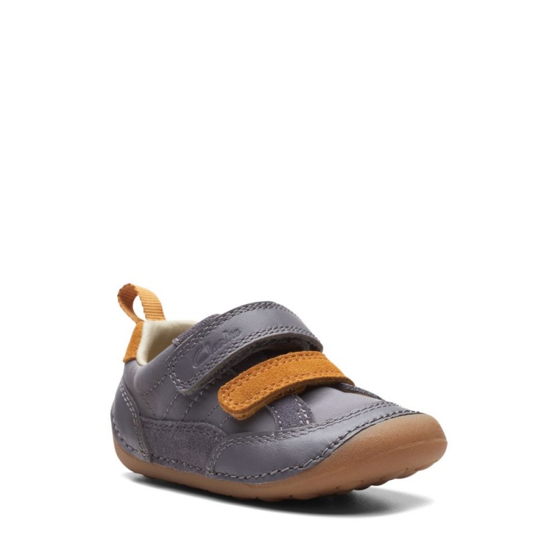 Clarks Tiny Fawn Toddler Παπουτσια για κοριτσια γκρι | GR439152