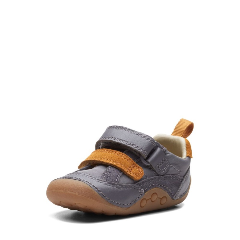 Clarks Tiny Fawn Toddler Παπουτσια για κοριτσια γκρι | GR439152