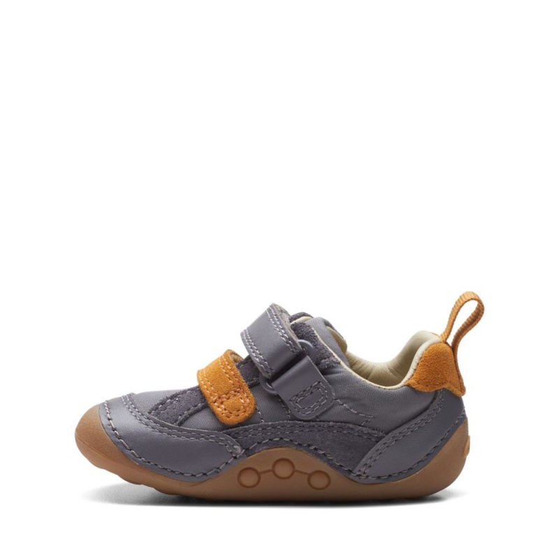 Clarks Tiny Fawn Toddler Παπουτσια για κοριτσια γκρι | GR439152