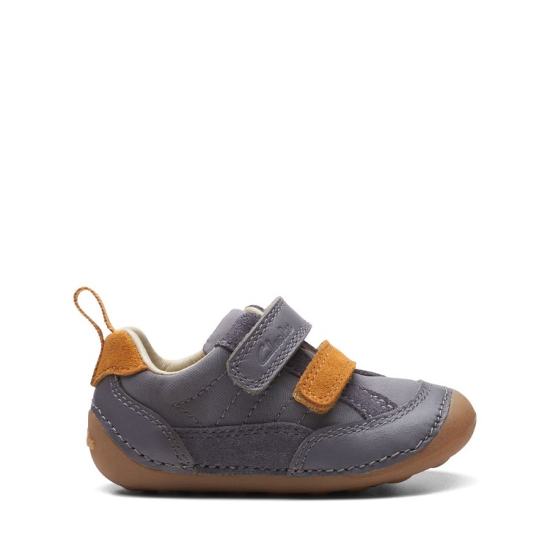 Clarks Tiny Fawn Toddler Παπουτσια για κοριτσια γκρι | GR439152