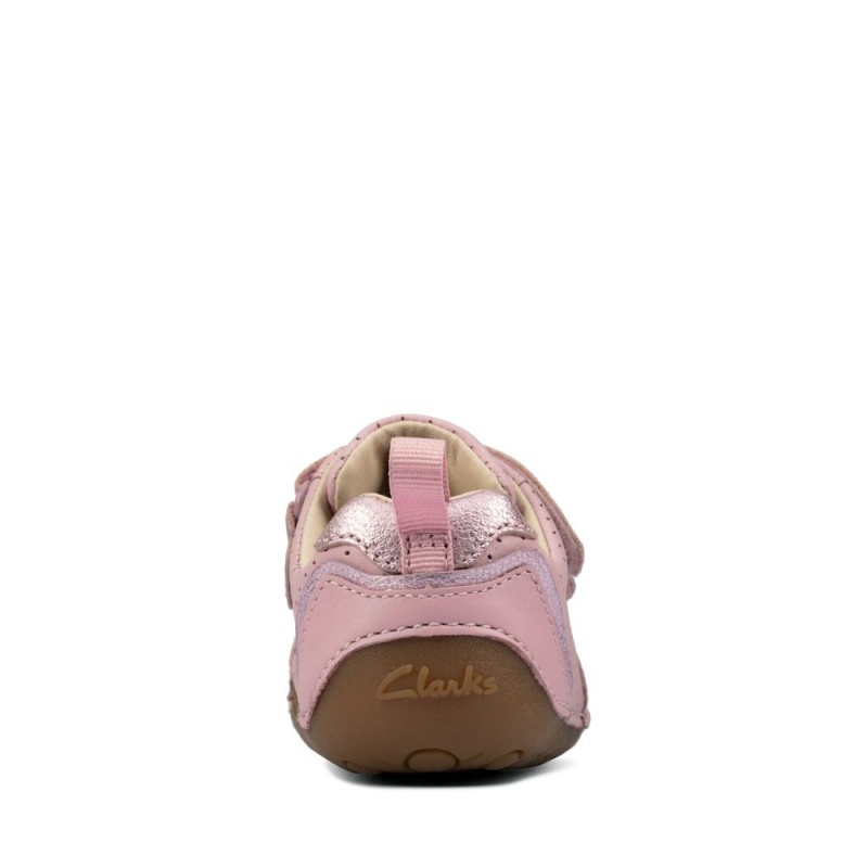 Clarks Tiny Sky Toddler Παπουτσια για αγορια ανοιχτο ροζ | GR146803