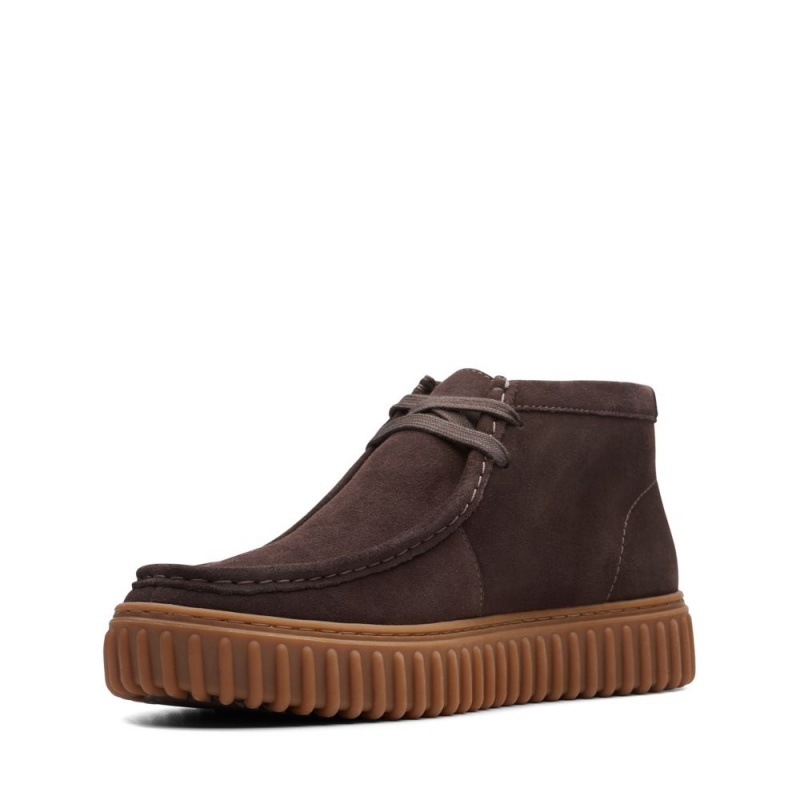 Clarks Torhill Hi Μποτακια γυναικεια σκούρο καφε | GR749206