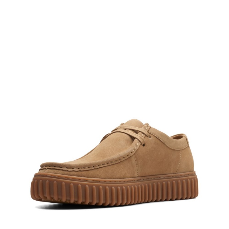 Clarks Torhill Lo παπουτσια casual ανδρικα σκούρο καφε | GR983265