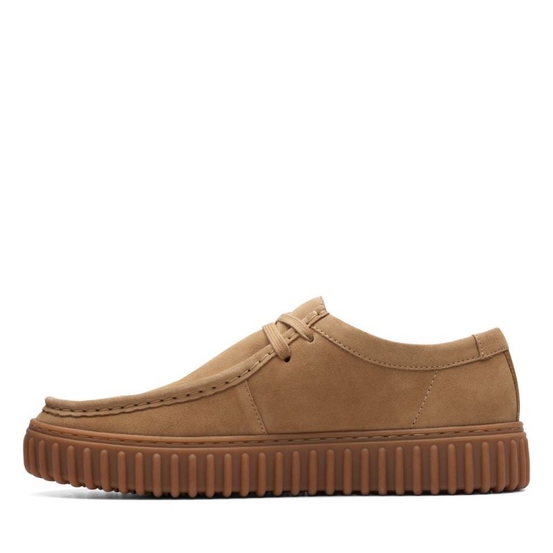 Clarks Torhill Lo παπουτσια casual ανδρικα σκούρο καφε | GR983265