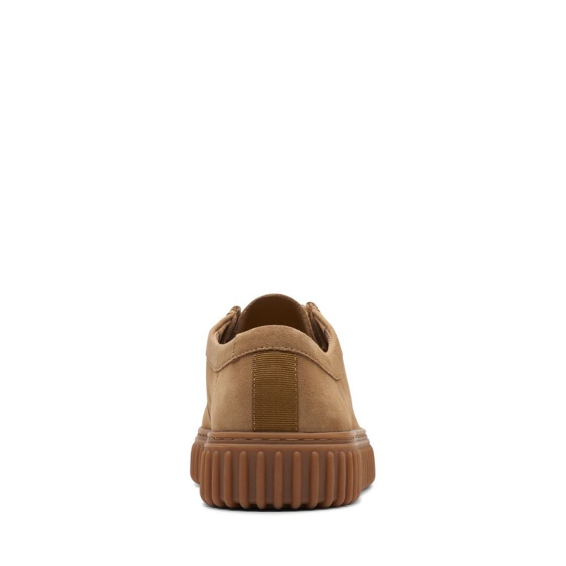 Clarks Torhill Lo παπουτσια casual ανδρικα σκούρο καφε | GR983265