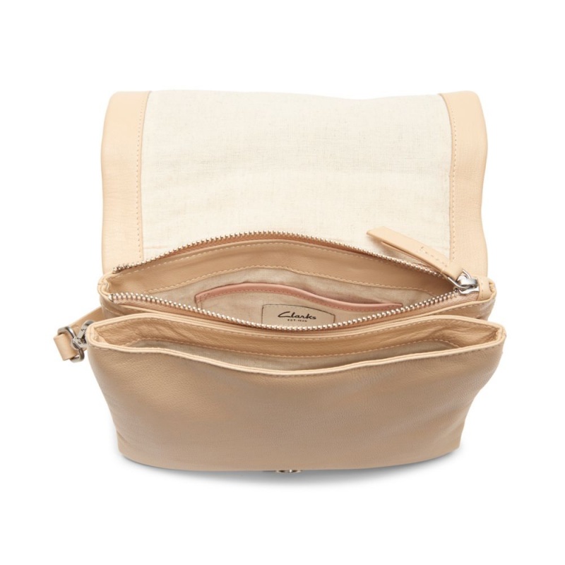 Clarks Treen Medium Τσάντες Cross Body γυναικεια ανοιχτο καφε | GR065142