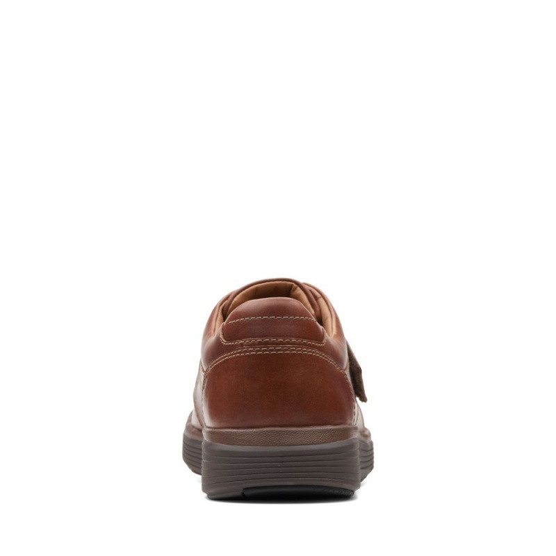 Clarks Un Abode Strap Loafers ανδρικα σκούρο καφε | GR860952