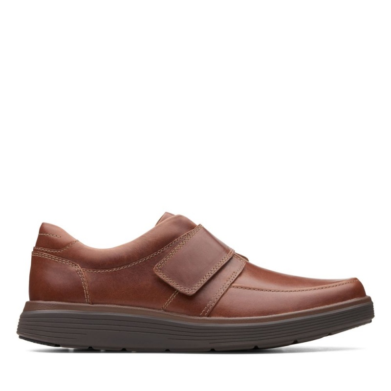 Clarks Un Abode Strap Loafers ανδρικα σκούρο καφε | GR860952