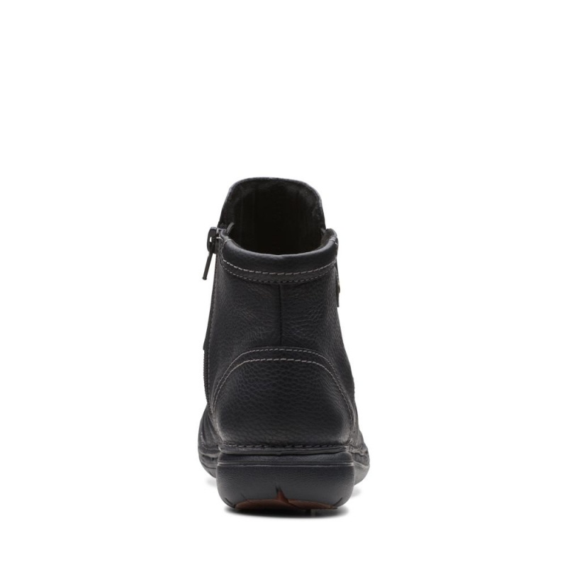 Clarks Un Loop Top Μποτακια γυναικεια μαυρα | GR239461